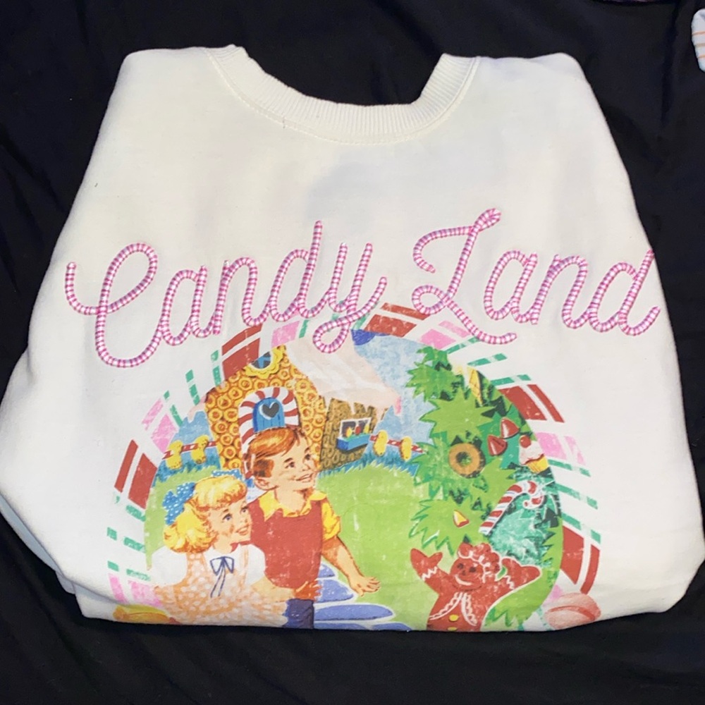 Cute candy land sweatshirt super comfortable and soft